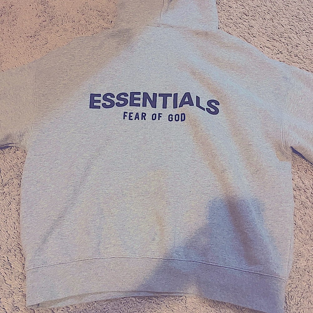 Essentials hoodie grey